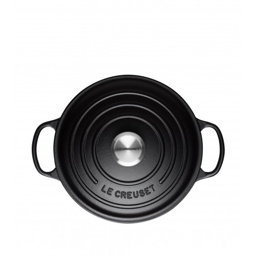 르크루제 사틴 블랙 Round 캐서롤 디쉬 (20cm) Le Creuset Satin Black Round Casserole Dish (20cm) 00067