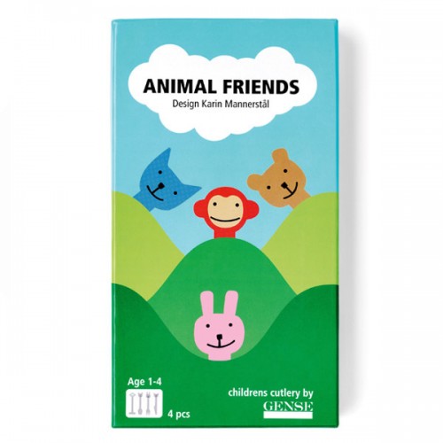 GENSE 겐세 Animal Friends childrens 커트러리 세트 GE7744184