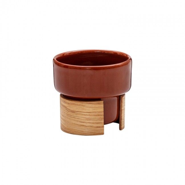 Tonfisk Design Warm 에스프레소 컵 0 8 dl 2 pcs brown - oak TFTNT001