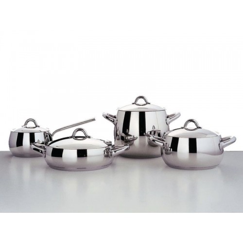 ALESSI 알레시 Mami cookware set 4 pots with 3 lids ALSG100S7