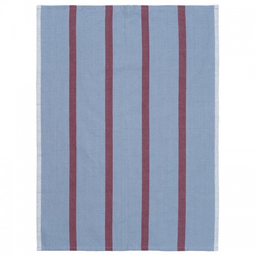 FERM LIVING 펌리빙 Hale tea towel faded 블루 - burgundy FL1104264140