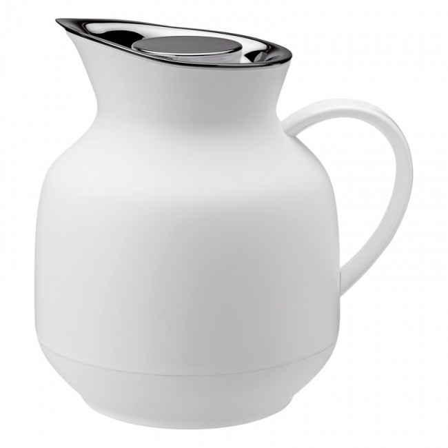 STELTON 스텔톤 Amphora vacuum 저그 for tea 1 L 소프트 화이트 ST222