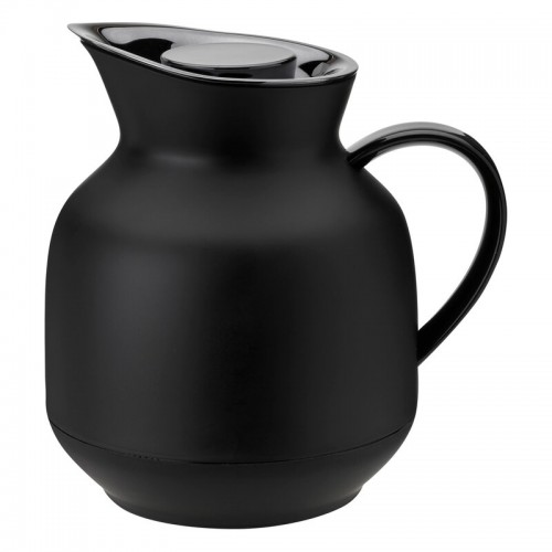STELTON 스텔톤 Amphora vacuum 저그 for tea 1 L 소프트 블랙 ST222-1