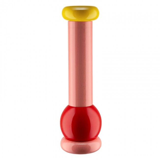 ALESSI 알레시 Sottsass grinder 라지 red - 핑크 엘로우 ALMP0210-2