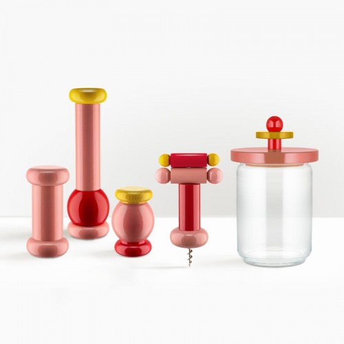 ALESSI 알레시 Sottsass grinder small 핑크 - 엘로우 red ALES18-2