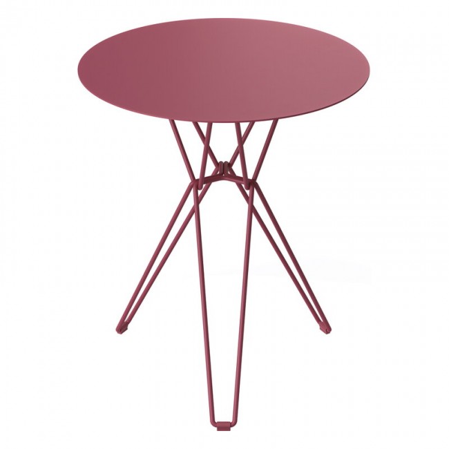 Massproductions Tio 테이블 60 cm high burgundy MRSC-1020400-SC-020400