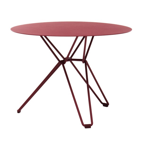 Massproductions Tio 테이블 60 cm low burgundy MRTI2304