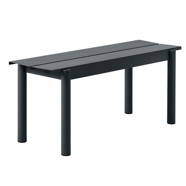 MUUTO 무토 Linear Steel bench 110 cm 블랙 MU30931-30951