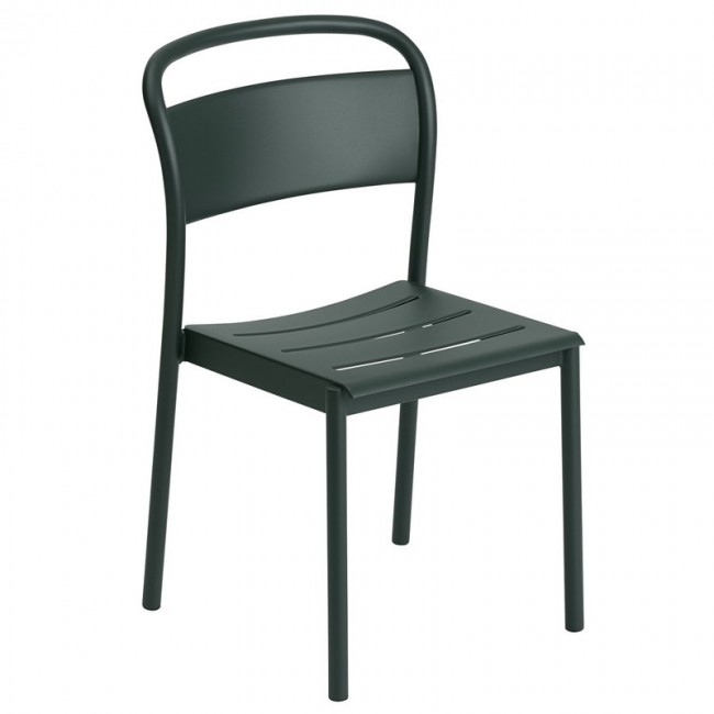 MUUTO 무토 Linear Steel 사이드 의자 다크그린 MU30982