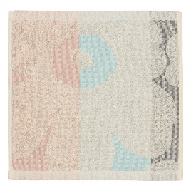 MARIMEKKO 마리메꼬 Unikko Ralli mini towel 30 x cm 오프 화이트 - peach 블루 MA071530-125