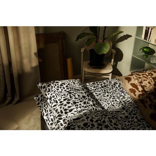 IITTALA 이딸라 OTC Cheetah duvet 커버 set 150 x 210 cm 블랙 - 화이트 II1061271