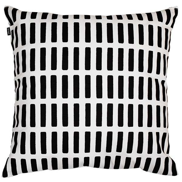 ARTEK Siena 쿠션 커버 50 x 50 cm 블랙 - 화이트 Artek Siena cushion cover  50 x 50 cm  black - white 11222