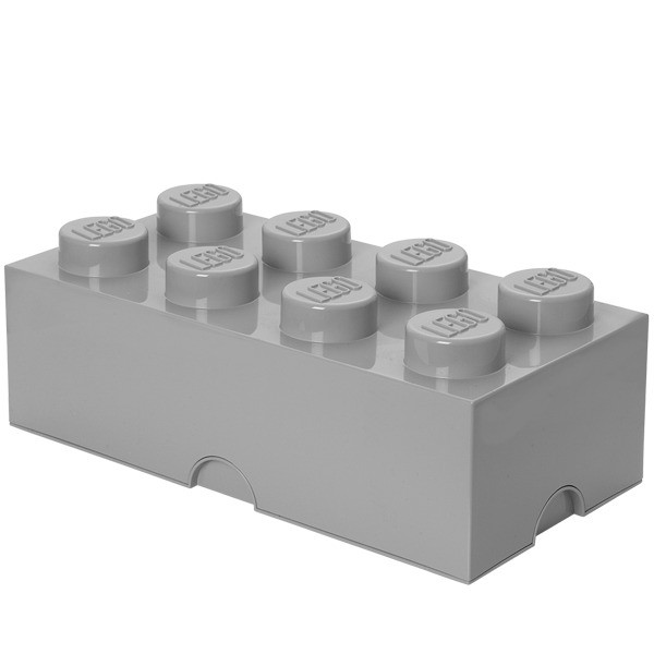ROOM COPENHAGEN 룸 코펜하겐 Lego Storage Brick 8 grey LE40041740