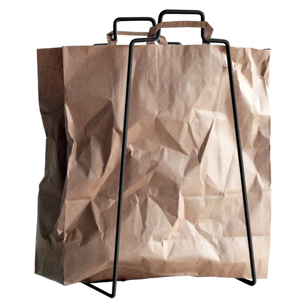 Everyday Design Helsinki paper bag holder 블랙 ED-HKIPKT-BL