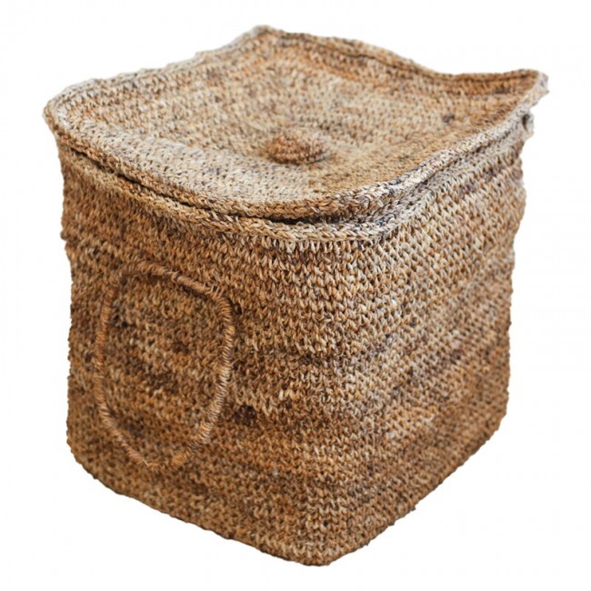 Tikau Taina basket with lid 48 x 58 cm TKU-TAINA-BIN