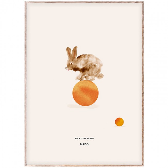 MADO 마도 Rocky the Rabbit poster 50 x 70 cm DOM1130