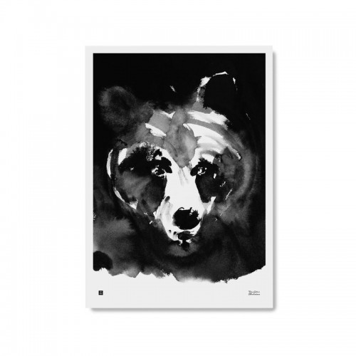 TEEMU JARVI ILLUSTRATIONS TE에뮤 Mysterious Bear poster 50 x 70 cm TJ6430065512899