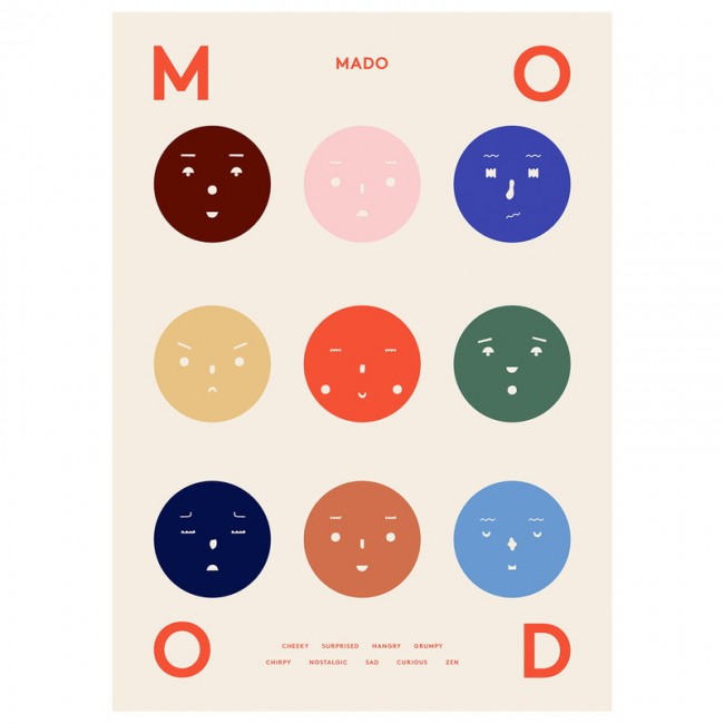 MADO 마도 나인 Moods poster 50 x 70 cm DOM3101