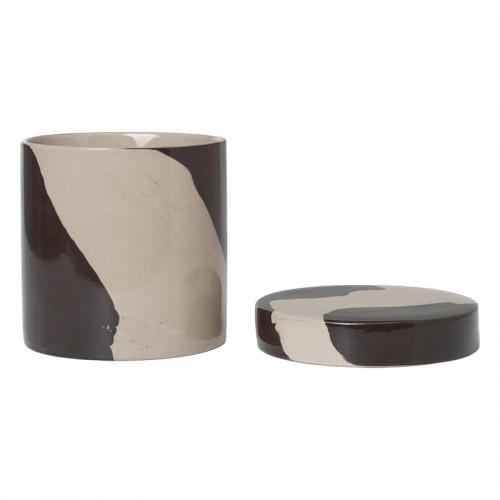 FERM LIVING 펌리빙 Inlay container L sand - brown FL1104263869