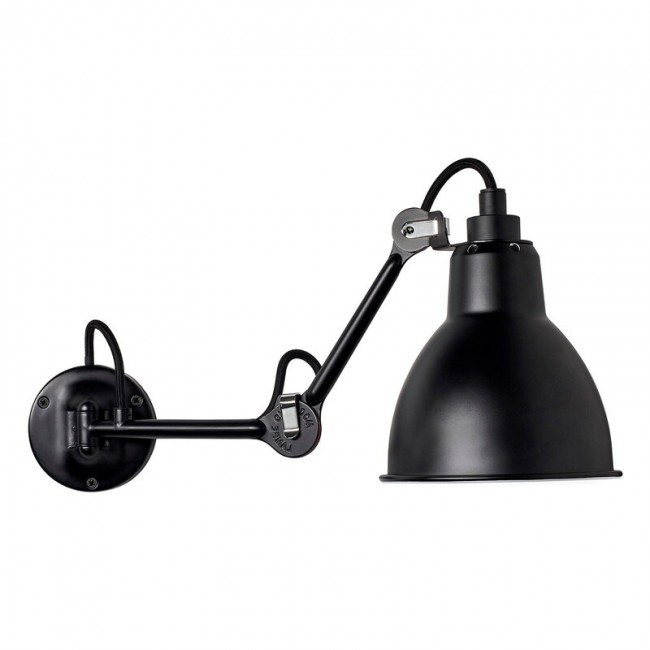 DCWU00E9DITIONS 램프 그라스 204 벽등 벽조명 round shade 블랙 DCWu00e9ditions Lampe Gras 204 wall lamp  round shade  black 07709