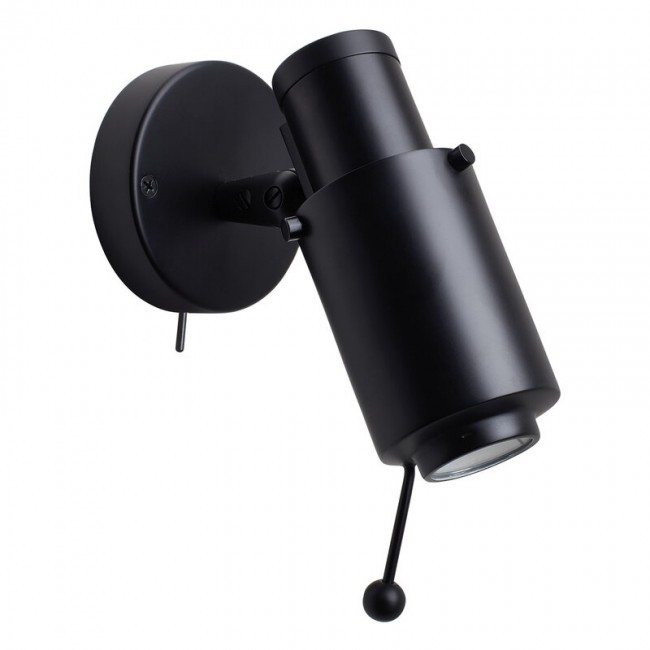 DCWU00E9DITIONS 비니 Spot 벽등 벽조명 with stick and switch 블랙 DCWu00e9ditions Biny Spot wall lamp with stick and switch  black 07550