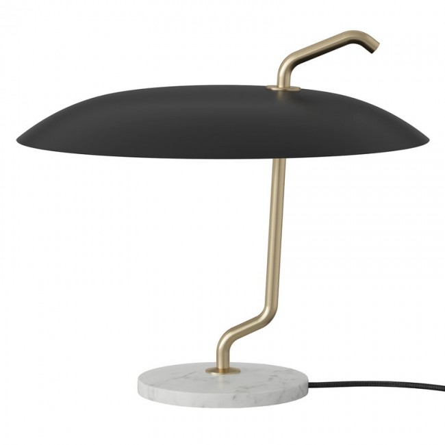ASTEP 모델 537 테이블조명 브라스 - 블랙 - 화이트 마블 Astep Model 537 table lamp  brass - black - white marble 06790