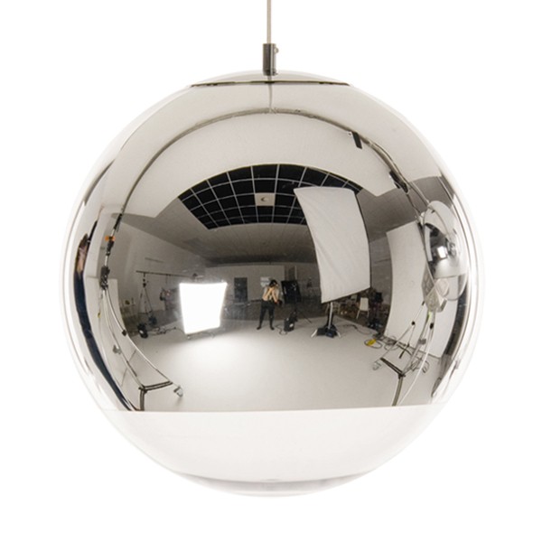TOM DIXON 톰딕슨 거울 Ball LED 펜던트 40 cm 실버 TXMBB40A-PEUM3