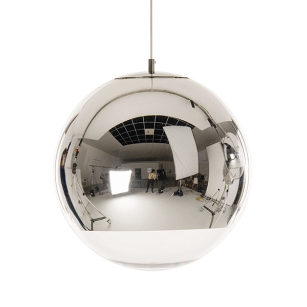 TOM DIXON 톰딕슨 거울 Ball LED 펜던트 25 cm 실버 TXMBB25A-PEUM3