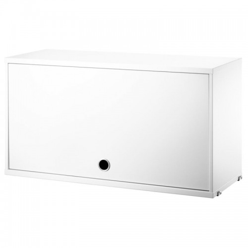 STRING FURNITURE 스트링 cabinet with flip door 78 x 30 cm 화이트 AK-CF7830-12-1
