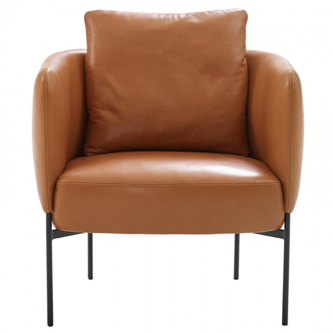 Adea Bonnet Club lounge 의자 aniline leather ADE910069N-53