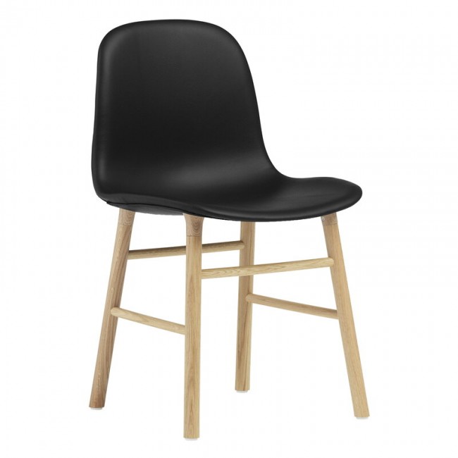 NORMANN COPENHAGEN 노만코펜하겐 Form 의자 oak - 블랙 leather Ultra NC1350550-41599