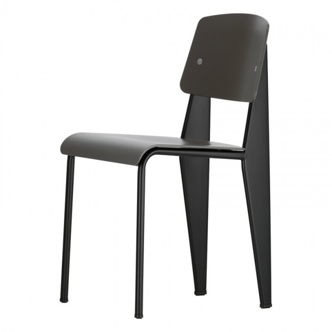 VITRA 스탠다드 SP 체어 의자 딥블랙 - 바살트 Vitra Standard SP chair  deep black - basalt 02872