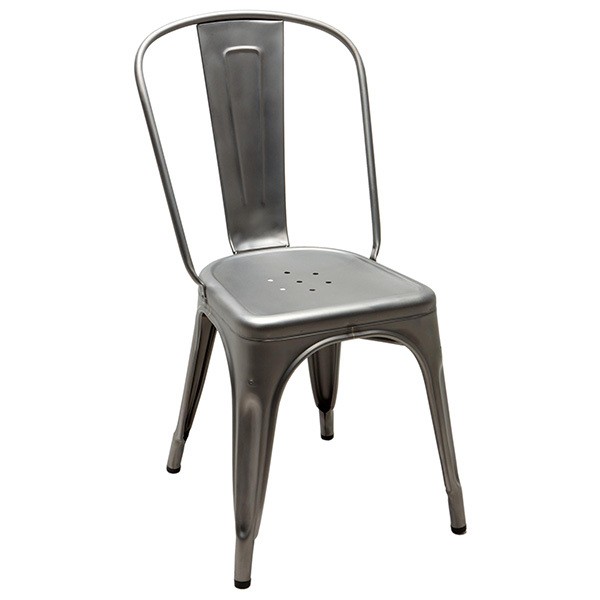 Tolix 의자 A matt varnished steel TL00400-SATINE