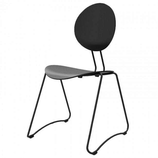 VERPAN Flex 체어 의자 블랙 Verpan Flex chair  black 02638