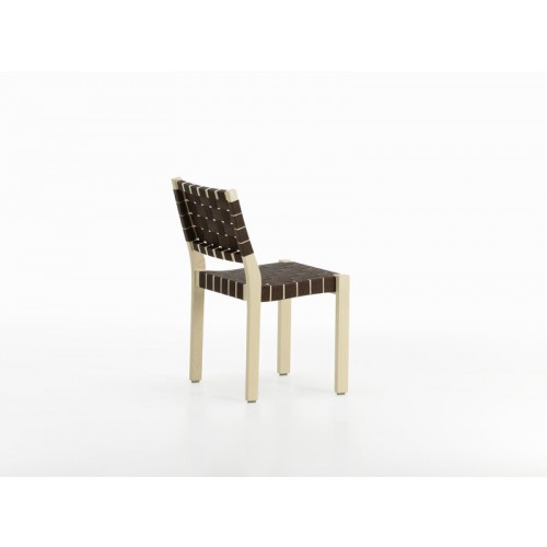 ARTEK 알토 체어 611 birch - 블랙/브라운 웨빙 Artek Aalto chair 611  birch - black/brown webbing 02600
