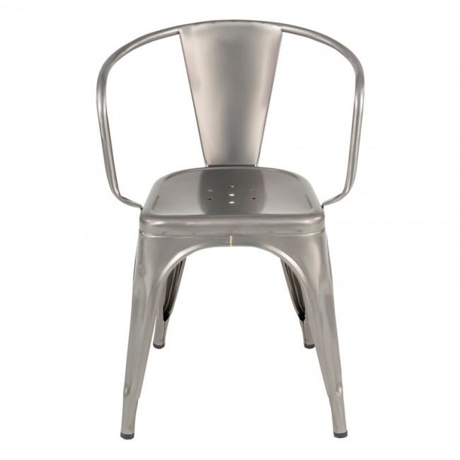 Tolix 의자 A56 matt varnished steel TL06715-SATINE
