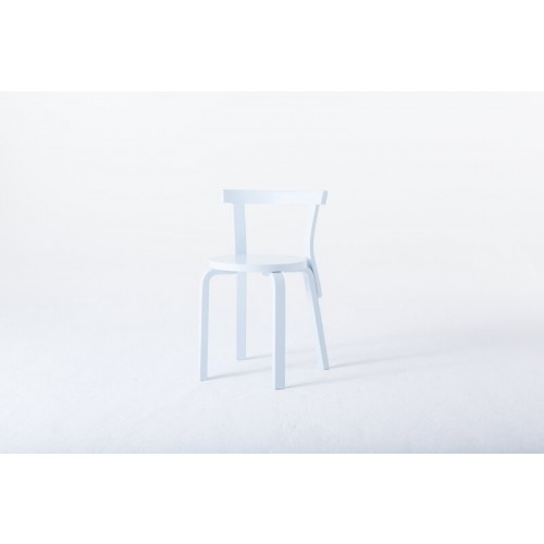 ARTEK 알토 체어 68 all 화이트 Artek Aalto chair 68  all white 02167