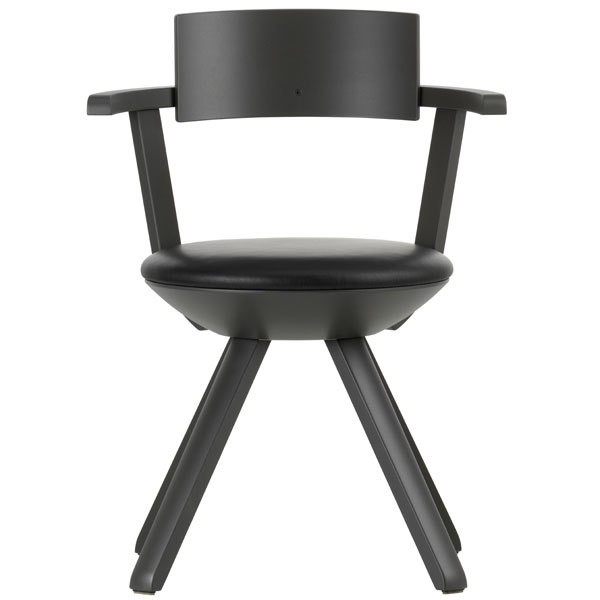 ARTEK 라이벌 체어 KG002 다크 그레이/레더 Artek Rival chair KG002  dark grey/leather 02139