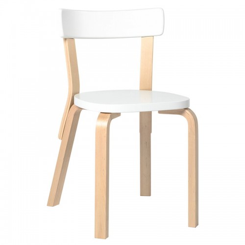 ARTEK 알토 체어 69 화이트 Artek Aalto chair 69  white 02110