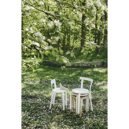 ARTEK 알토 체어 65 all 화이트 Artek Aalto chair 65  all white 01984
