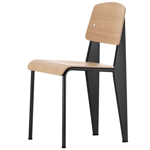 VITRA 스탠다드 체어 의자 딥블랙 - oak Vitra Standard chair  deep black - oak 01932