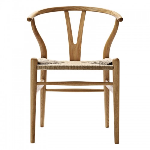 CARL HANSEN & SU00F8N CH24 위시본 체어 의자 오일 오크 - 네츄럴 cor_d Carl Hansen & Su00f8n CH24 Wishbone chair  oiled oak - natural cord 01853