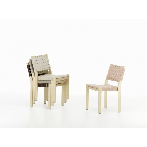 ARTEK 알토 체어 611 birch - 네츄럴/화이트 webbing Artek Aalto chair 611  birch - natural/white webbing 01834