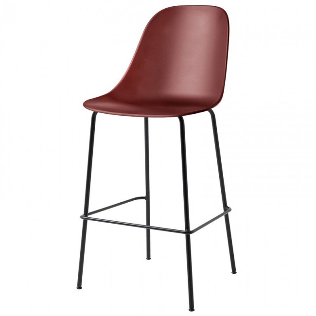 MENU 하버 bar 사이드 체어 75 cm red - 블랙 steel MENU Harbour bar side chair 75 cm  red - black steel 01629