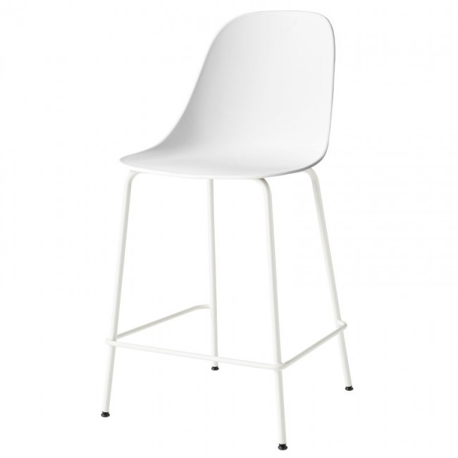 MENU 하버 카운터 사이드 체어 63 cm 화이트 - 라이트 그레이 steel MENU Harbour counter side chair 63 cm  white - light grey steel 01625