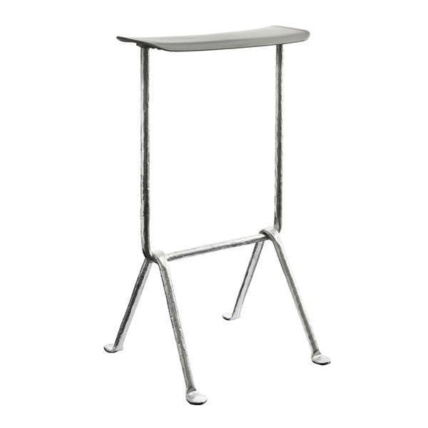 MAGIS 오피치나 bar 스툴 미디움 galvanized 메탈리시드 grey Magis Officina bar stool  medium  galvanized  metallised grey 01543