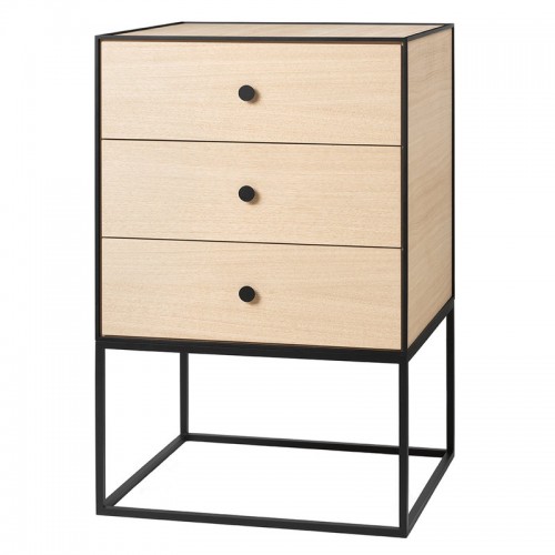 BY LASSEN 바이라센 Frame 49 사이드BOARD with 3 drawers oak BY39431