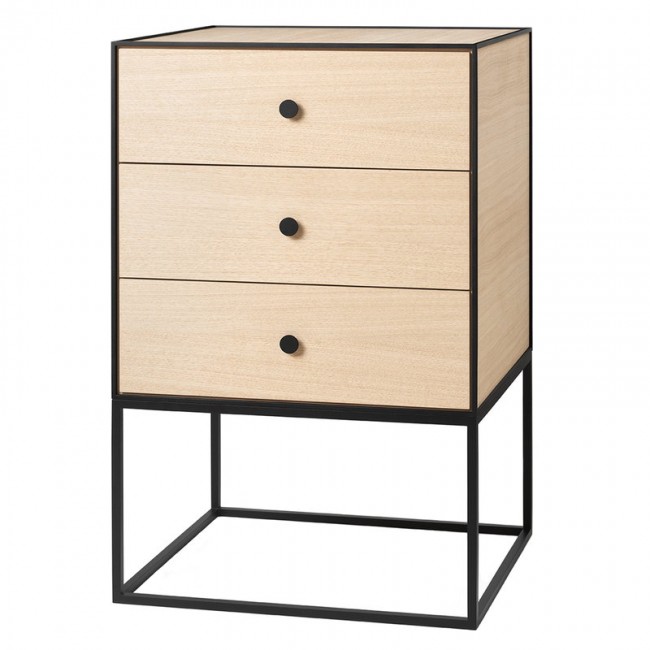BY LASSEN 바이라센 Frame 49 사이드BOARD with 3 drawers oak BY39431