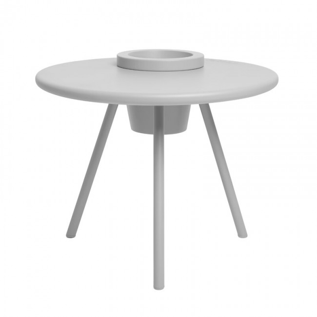 FATBOY Bakkes 사이드 테이블 with pot 라이트 그레이 Fatboy Bakkes side table with pot  light grey 00839
