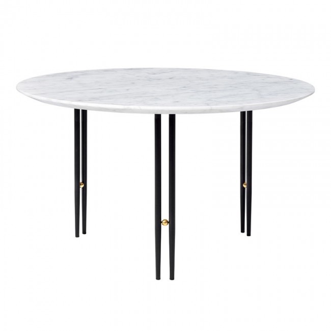 GUBI 구비 IOI coffee 테이블 70 cm 블랙 - 화이트 marble GB10036991